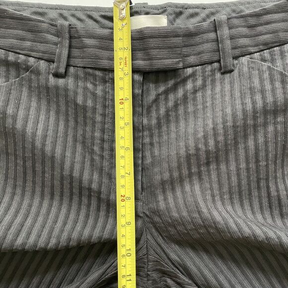 3.1 Phillip Lim Women’s Black Textured Striped Pants Straight Leg - Picture 5 of 11